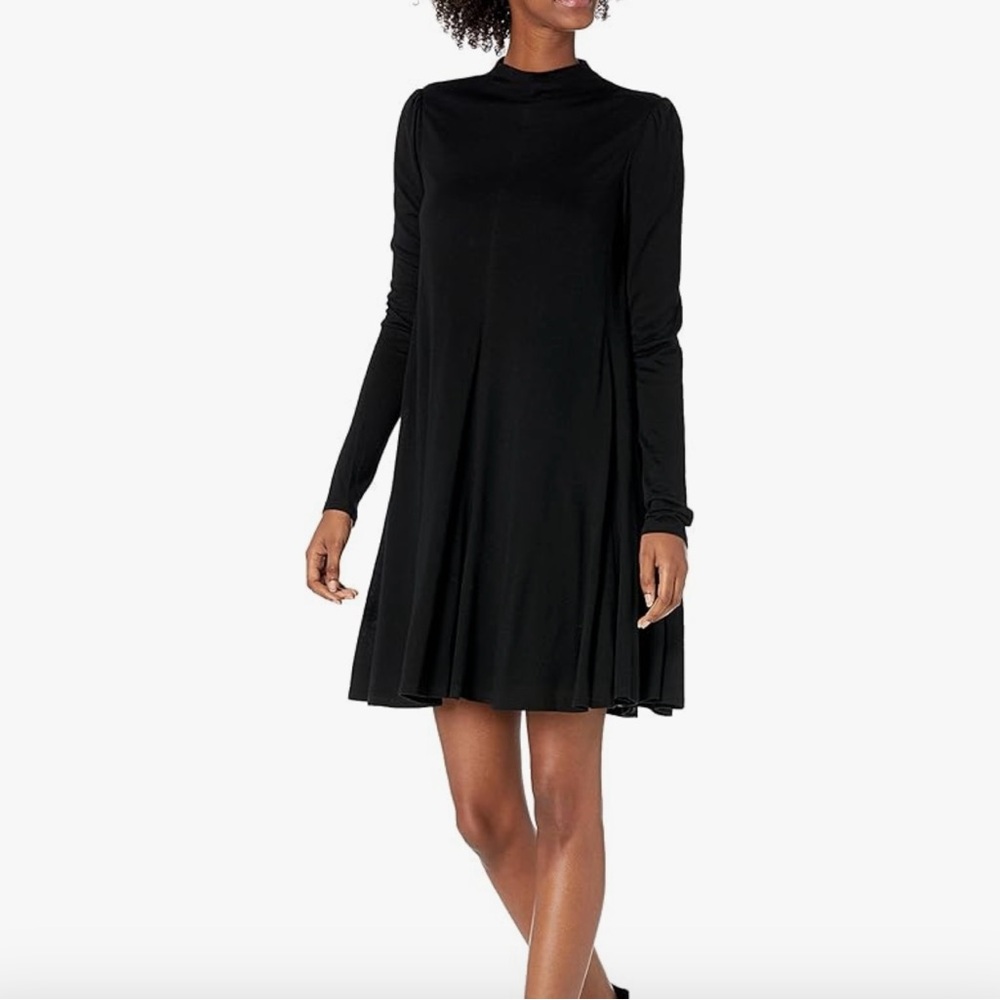 NWOT Rebecca Taylor Black Trapeze Dress Size S